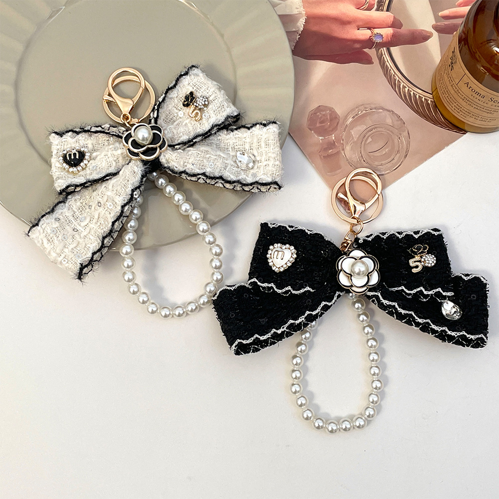 Vintage Collectible Jewelry - 2026 Женские тканевые брелоки с бантом,