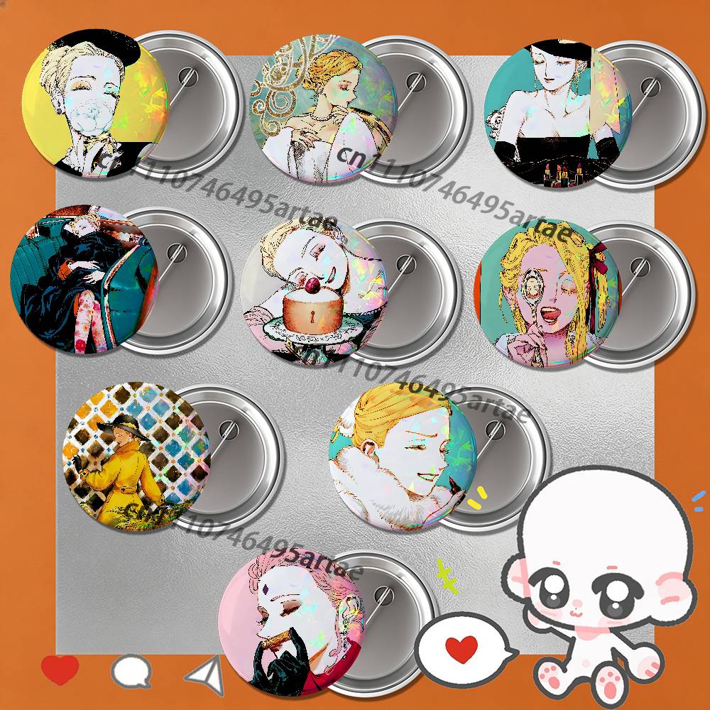 Collectible Vintage Brooches - Значки V-Veil Emma в стиле аниме,