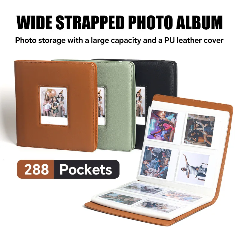 Polaroid Photo Album - Фотоальбом на 288 карманов для моментальных
