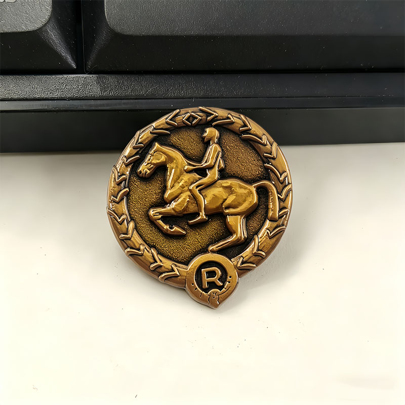 Vintage Collectible Jewelry - Немецкий значок юного всадника, значок немецких