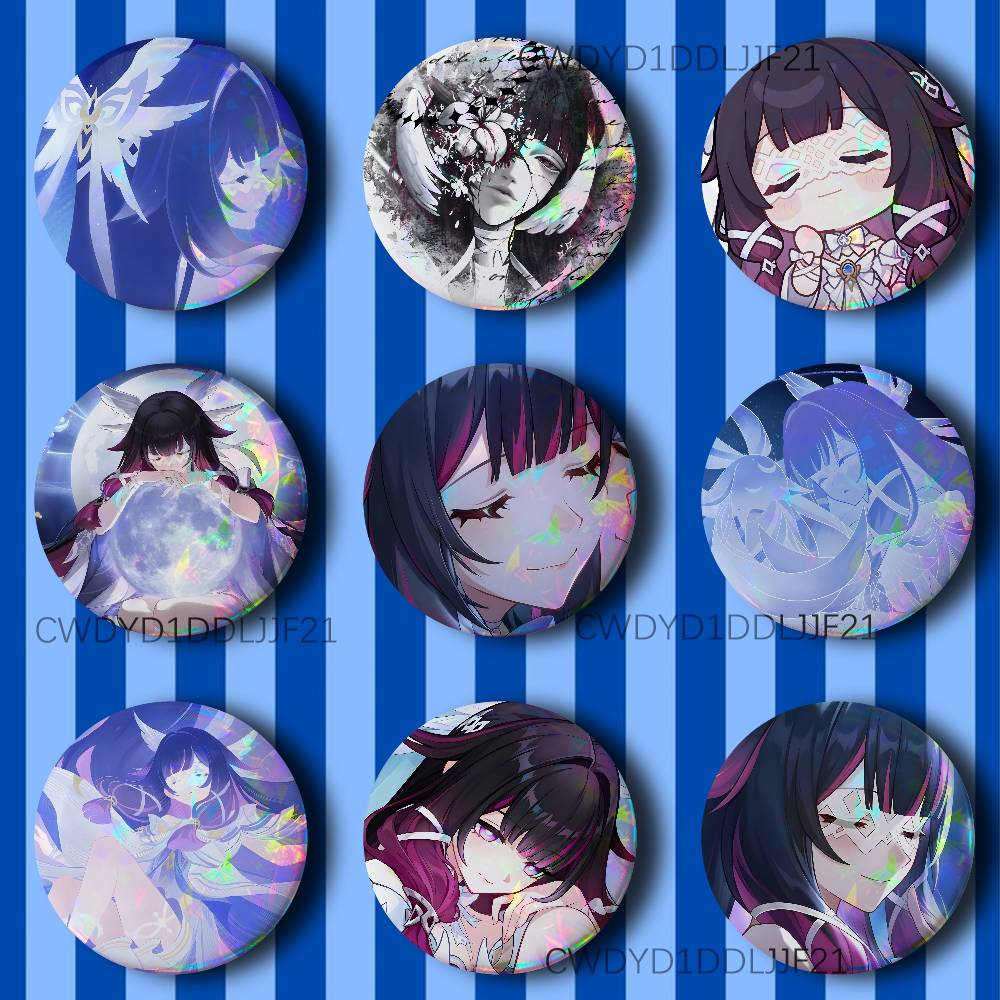Collectible Vintage Brooches - Винтажная аниме-брошь G-Genshin Columbina Impact, креативный