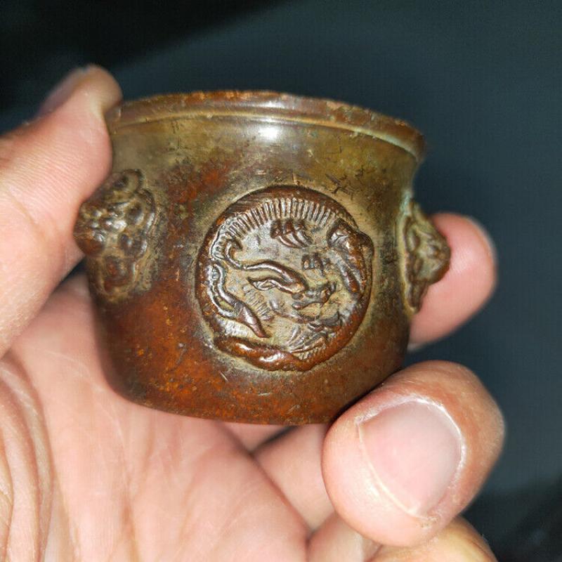 Vintage Collectible Ornaments - Антикварная коллекция, старые предметы, бронзовая курильница,