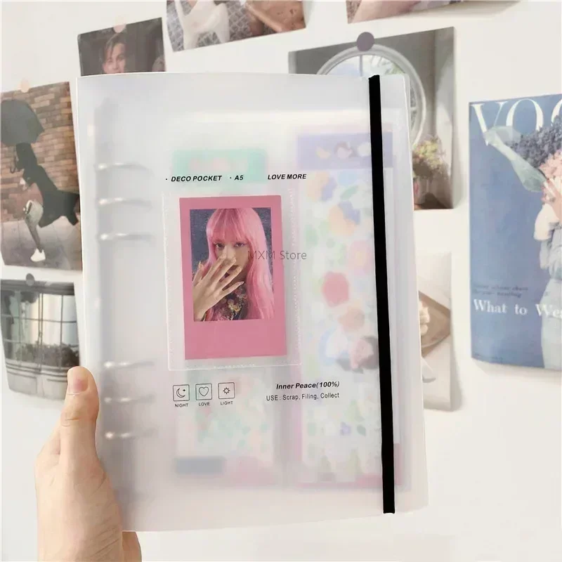 Polaroid Photo Album - Держатель для фотокарт A5, фотоальбом Kpop,