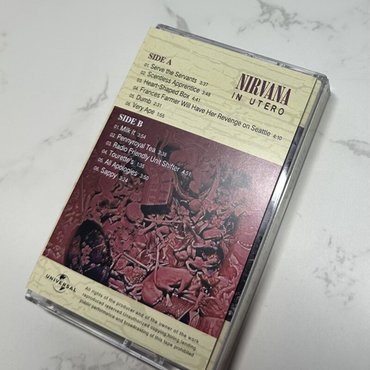 Кассета Nirvana in Utero: альб – обзор и цена Vintage Collectibles & More Llc Photos