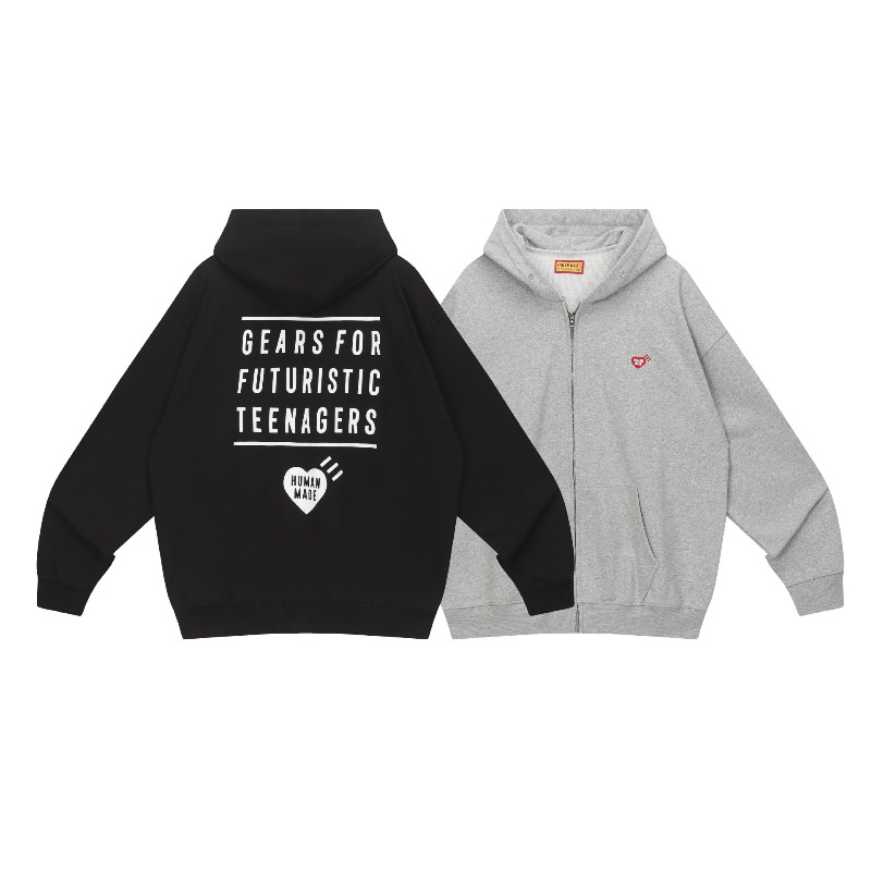 Винтажная толстовка Human Made – обзор и цена Vintage Zip Hoodie