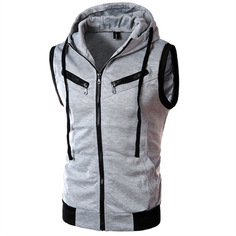 Новые мужские жилеты без рукав – обзор и цена Vintage Zip Hoodie
