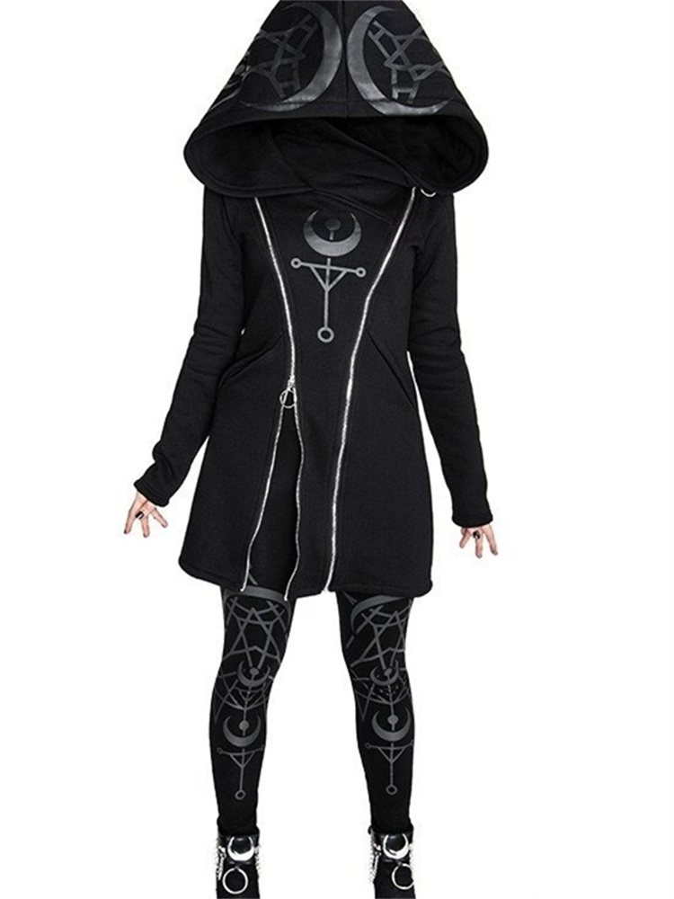 Женский Длинный свитер с капюш – обзор и цена Vintage Zip Hoodie