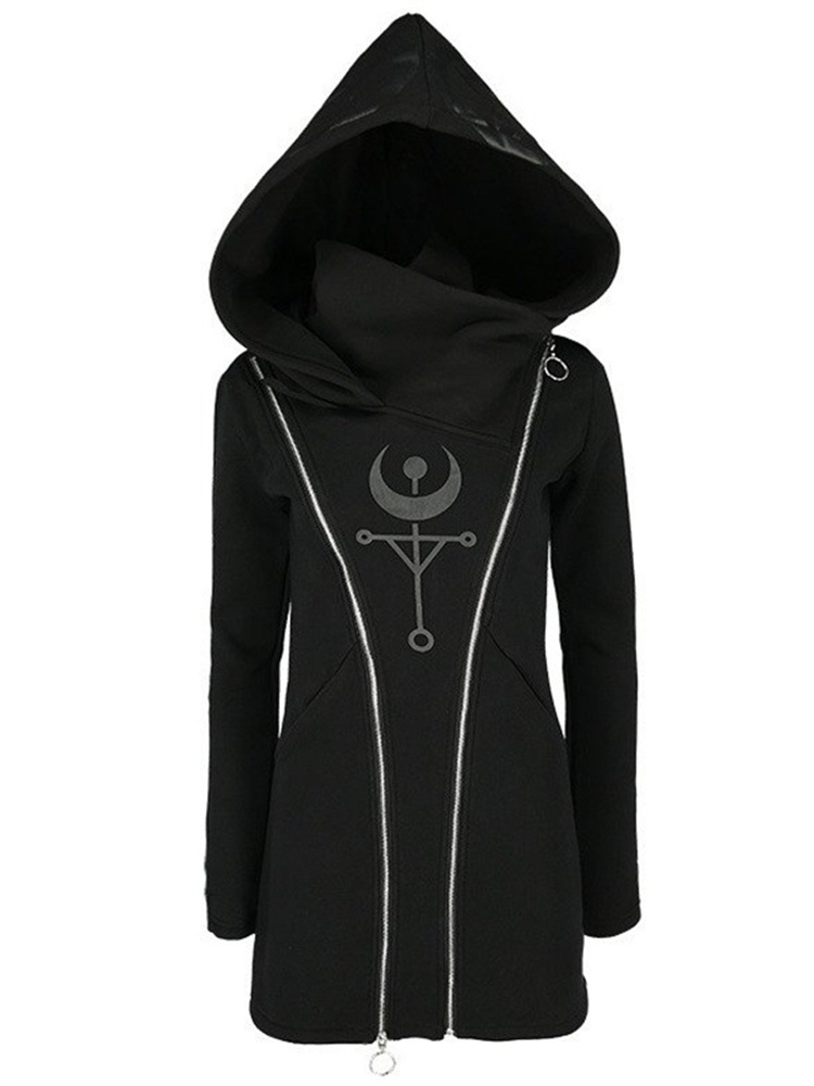 Женский Длинный свитер с капюш – обзор и цена Vintage Zip Hoodie