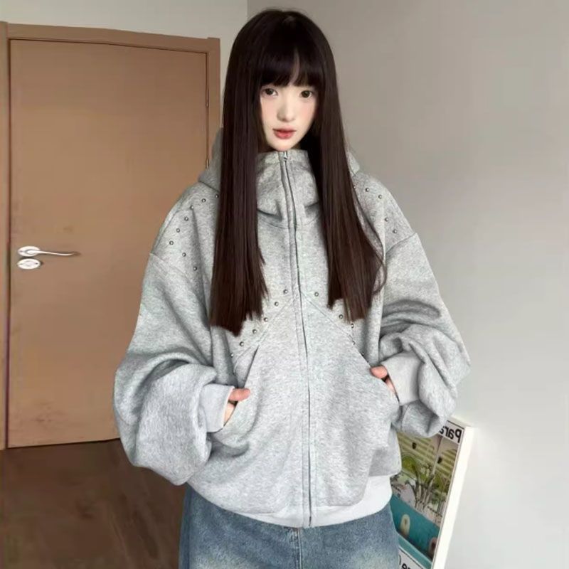 Винтажная толстовка Y2K с капю – обзор и цена Vintage Zip Hoodie
