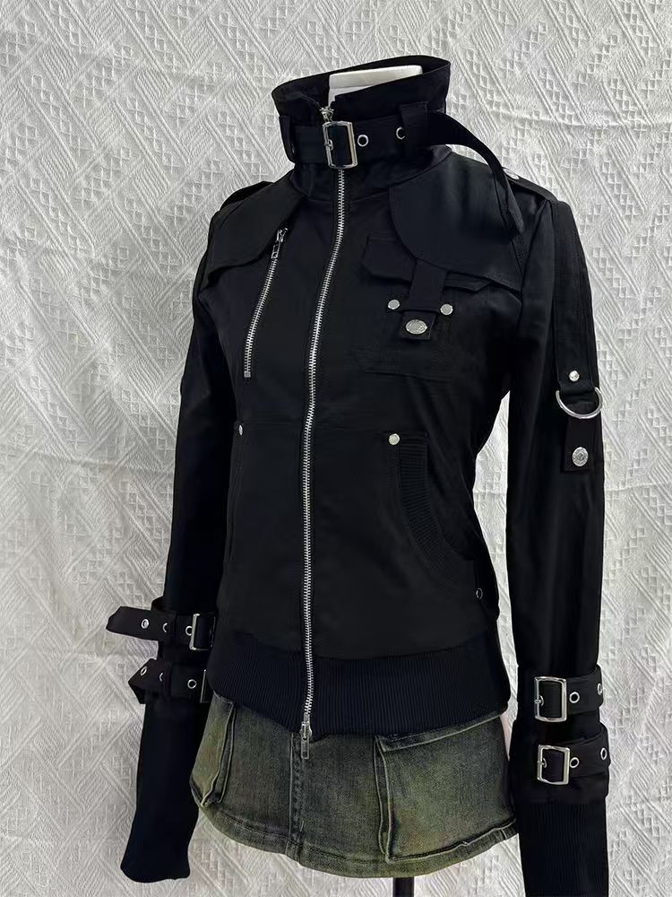 Женская толстовка Y2K в готиче – обзор и цена Vintage Zip Hoodie
